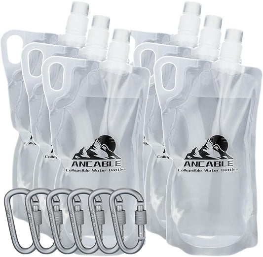 Ancable 33oz Collapsible Water Bottles, BPA-Free Water Bottle by Ancable