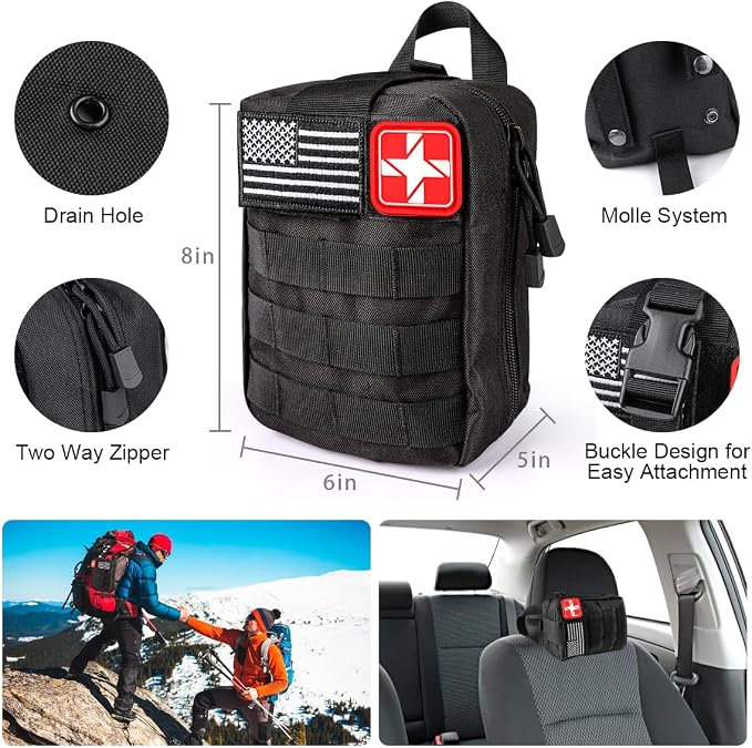 Survival Kit, Emergency Kit for Earthquake, Outdoor Adventure, Gifts for Men - Image 2
