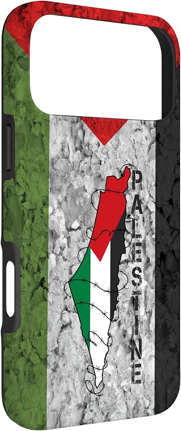 Kufiya Palestine Keffiyeh Flag, Palestinian Map Pattern Case - Image 3