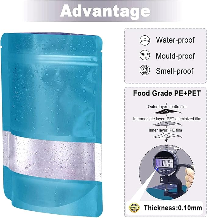 7.1"x10.2" 1 Quart 120pcs Mylar Bags - Image 5