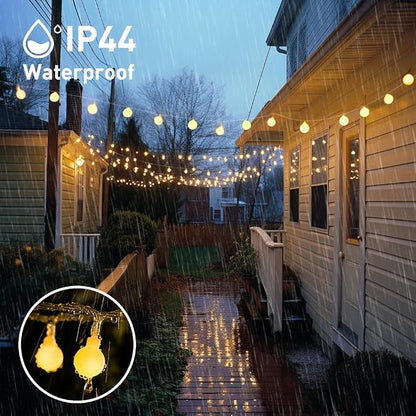 147ft Globe String Lights Outdoor Waterproof, 300 LED Indoor Christmas Lights - Image 9
