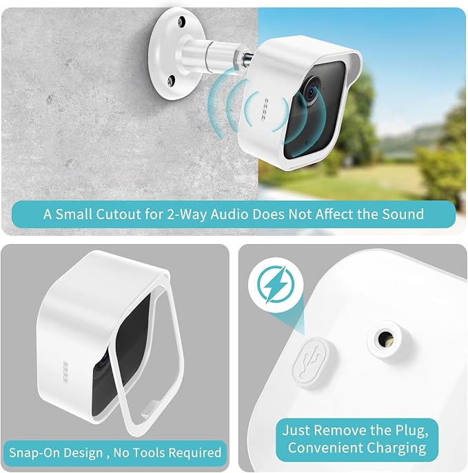 Wall Mount for Blink Outdoor Cameras, 3 Pack Weatherproof Housing, 360 Degrees - Image 5