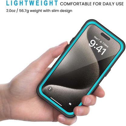 Lanhiem for iPhone 15 Pro Max Case, IP68 Waterproof Dustproof Shockproof Cases - Image 4