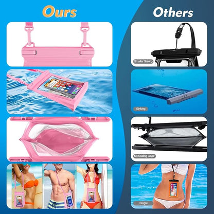 PEDVSTY Large Waterproof Phone Pouch, Cell Phone Dry Bag - Image 3