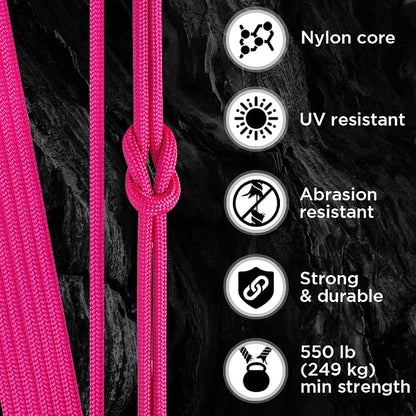 TECEUM 5/32" Paracord Rope 1000 – 1000ft / 200ft / 100ft / 50ft – Tactical - Image 3