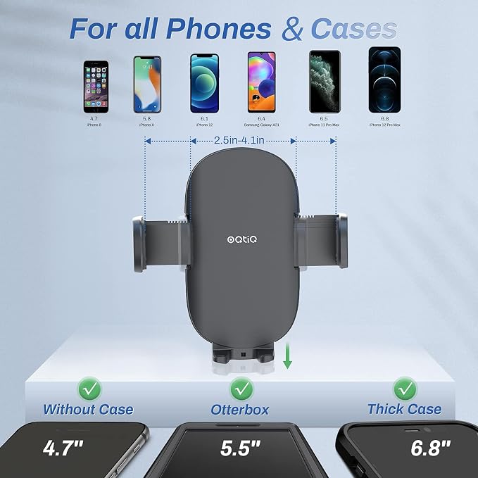 OQTIQ 13" Gooseneck Car Phone Mount – Windshield & Dashboard Holder - Image 8