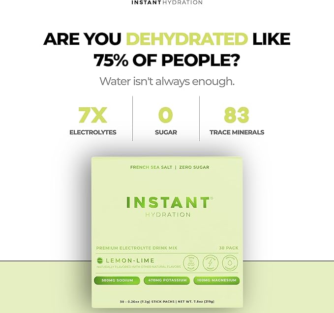 Instant Hydration Electrolytes Powder Packets - Image 2