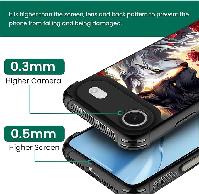 for iPhone 17 Air Case, for MagSafe Graphic Design for Girl Boy Soft Silicone - Image 4