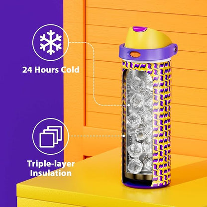 24 oz Insulated Water Bottle - Image 4