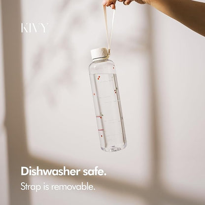 KIVY Clear water bottle 32oz Fits Backpack & Cupholder - Image 3