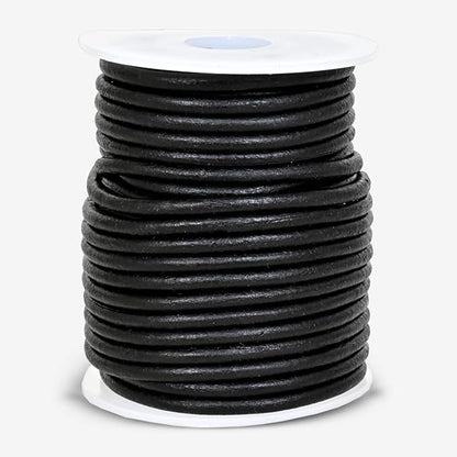 GENIQUE Real/Genuine Round Leather String Cord - Image 2
