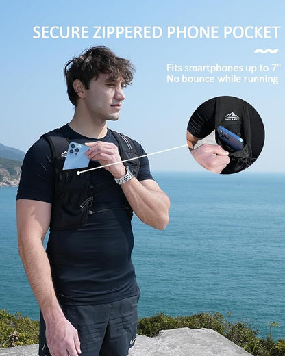Zelvot Running Vest for Women Men, USA Original Patent, Adjustable Chest Straps - Image 3