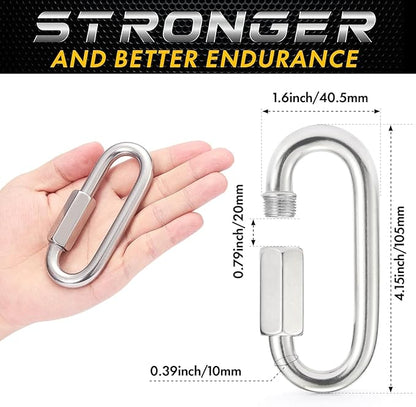 sprookber Stainless Steel Chain Quick Links - Image 2