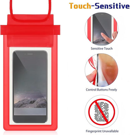 Flutesan 50 Pack Clear Waterproof Phone Pouch Universal Waterproof Phone Case - Image 4