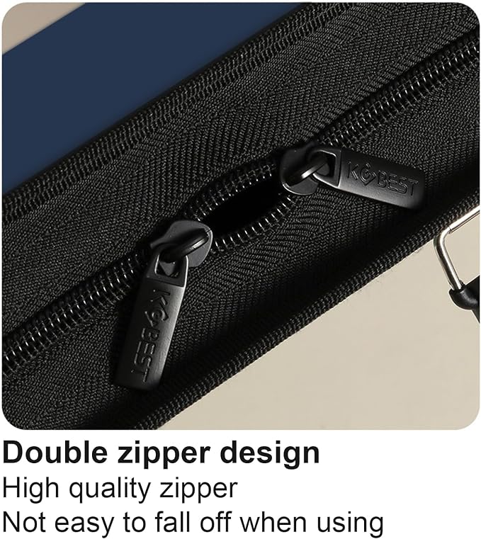 Acocony 11x17 Portfolio with Zipper Closure PP Material Oxford Cloth Edge - Image 6