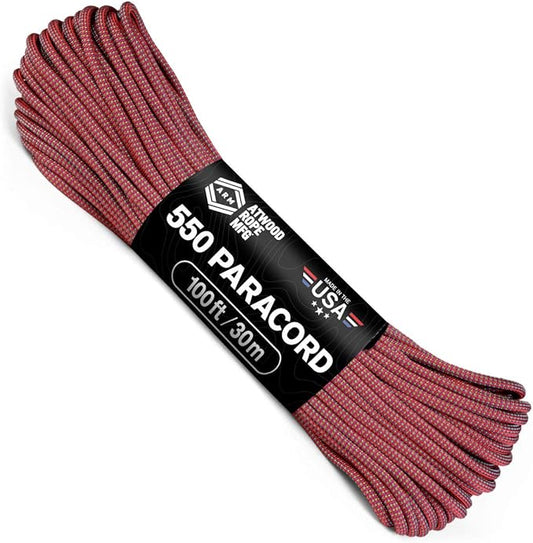 Atwood Rope MFG Color Changing 550 Paracord 100 Feet 7-Strand Core Nylon by AtwoodRopeMFG