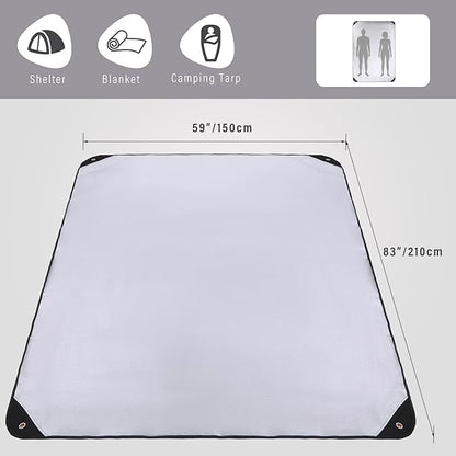 RedSwing Heavy Duty Survival Blanket, Waterproof Emergency Thermal Tarp - Image 2