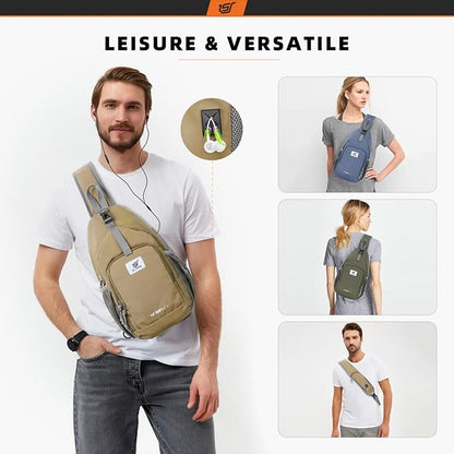 SKYSPER Sling Bag RFID Crossbody Sling Backpack Cross Body Shoulder Bag Travel - Image 6