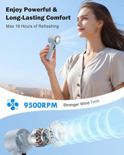 AMACOOL Handheld Fan with Ice Cooler, Mothers Day Gifts - Image 4