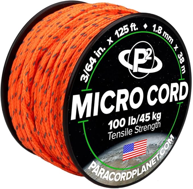 Paracord Planet Micro Paracord – Thin Braided Cord by ParacordPlanet