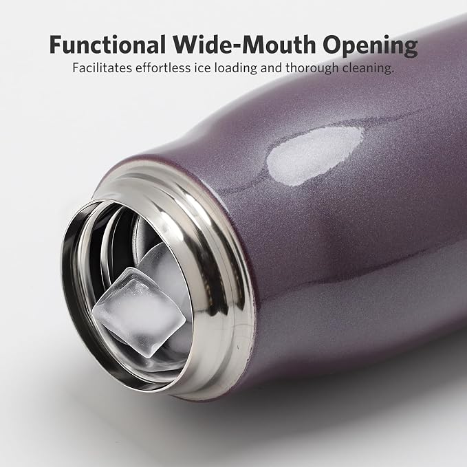 Small Water Bottle 12 oz, Dusgut Insulated Water Bottle, Stainless Steel - Image 2