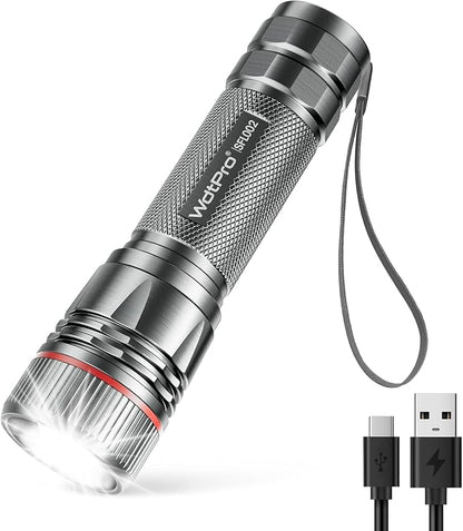 WdtPro Rechargeable Flashlights High Lumens, 1 Pack 10H Long Lasting Super by WdtPro