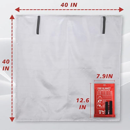 Ougist 4 Pack Emergency Fire Blanket - Image 4
