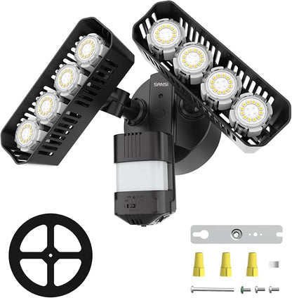 SANSI 7000LM Brightness Motion Sensor Outdoor Lights, 54W 5000K IP65 Waterproof - Image 9