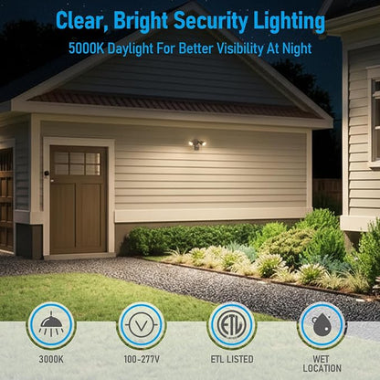 LEONLITE COB LED Security Light, Motion Sensor Outdoor Lights, Dusk to Dawn - Image 4