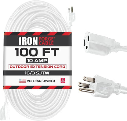 Iron Forge Cable Weatherproof 100 Ft Outdoor Extension Cord by IronForgeCable