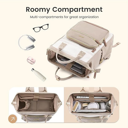 LOVEVOOK Laptop Backpack for Women Work Bag - Image 4