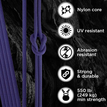 TECEUM Reflective Paracord Rope 1000 – 1000ft/200ft/100ft/50ft – 40+ Colors – - Image 3