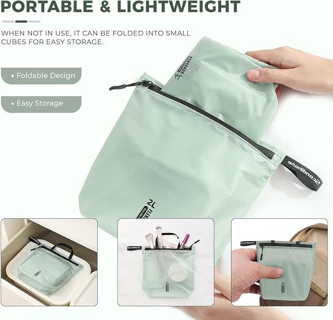 Travel Laundry Bag Ultralight Waterproof Washable Wet Dry Bag - Image 8
