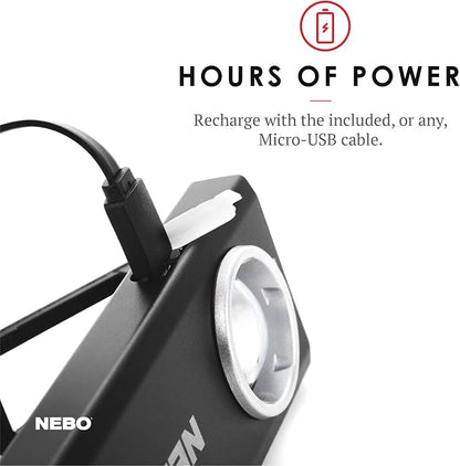 NEBO SLIM Pocket Flashlight | 500 Lumens, Rechargeable Mini EDC Work Light - Image 5