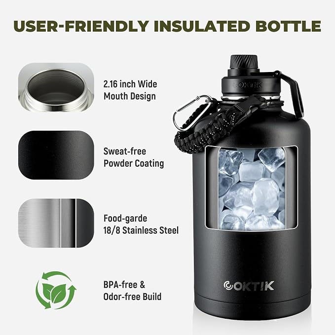 COKTIK 84oz Insulated Water Bottle - Image 2