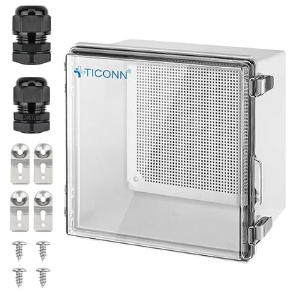TICONN Outdoor Electrical Box Waterproof, Junction Box IP67 ABS Plastic by TICONN