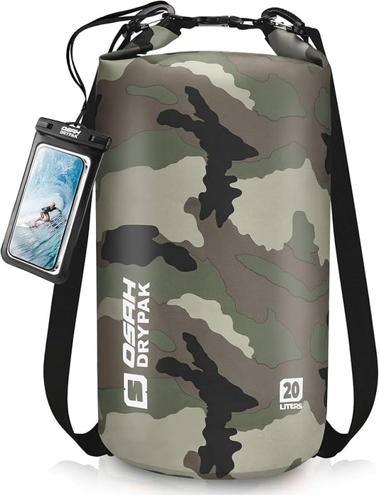 Waterproof Dry Bag, 5L/10L/20L/30L/40L Roll Top Lightweight Storage Backpack by OSAHDRYPAK
