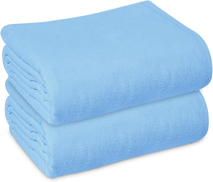 Linteum Textile 100% Cotton Hospital Patient Bath Blanket, Bed Bath Sheet by LinteumTextileSupply