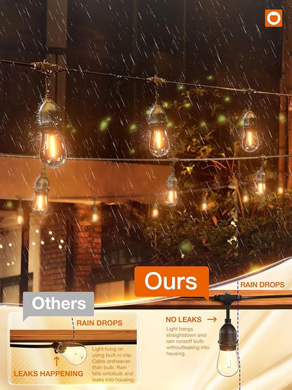 addlon 48FT LED Outdoor String Lights - Image 4