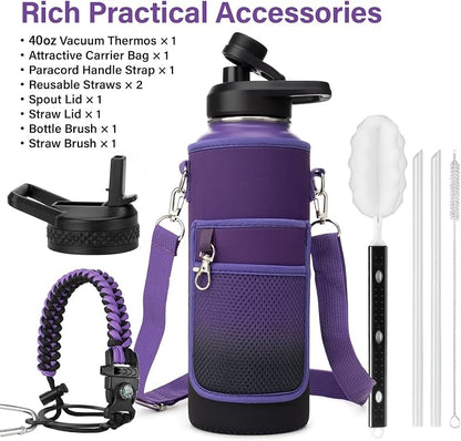 DYSANKY Insulated Water Bottle | Thickened Stainless Steel Vacuum Metal | - Image 2