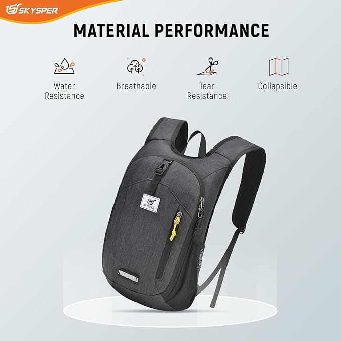 SKYSPER 10L Hiking Backpack Small Foldable Daypack Packable Lightweight Hiking - Image 5
