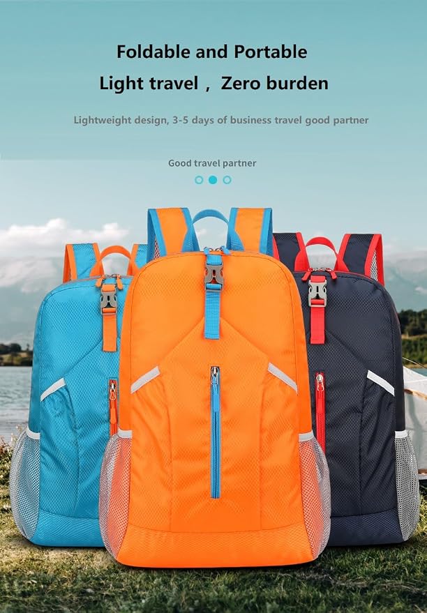 levayhill 25L Foldable Hiking Backpack Lightweight Packable Basic-Daypack - Image 6