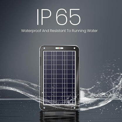 POWOXI 12V Solar Car Battery Charger: 12W Solar Panel Kit Battery Trickle - Image 5