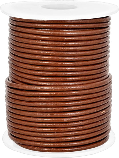 GENIQUE Real/Genuine Round Leather String Cord - Image 2