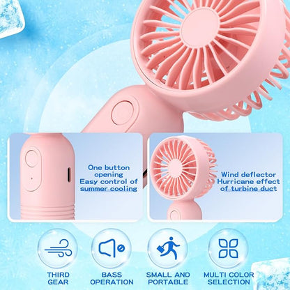 Rossesay 6 Pcs Mini Portable Fan Bulk Cute Handheld Lightweight Small Little - Image 4