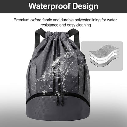Hoedia Sports Drawstring Backpack - Image 3