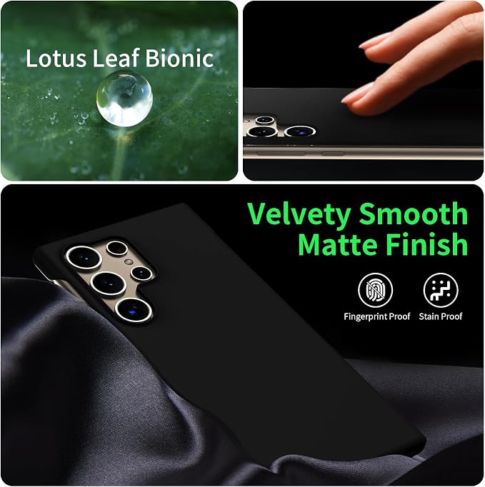 GRECAZO Slim Borderless for Samsung Galaxy S25 Ultra Phone Case 6.9" Ultra-Thin - Image 6