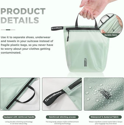 Travel Laundry Bag Ultralight Waterproof Washable Wet Dry Bag - Image 6