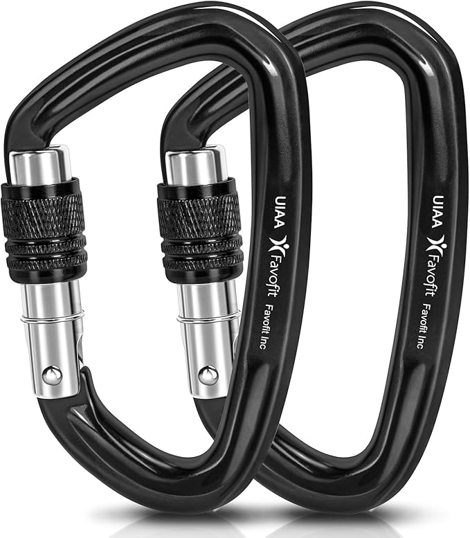 UIAA Certified 25kN-42kN Climbing Carabiners by Favofit