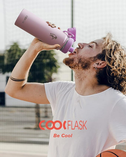 Coolflask Water Bottle 40 oz Insulated - Image 6
